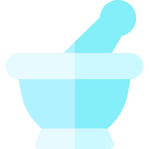 Mortar pestle mortar grinding icon