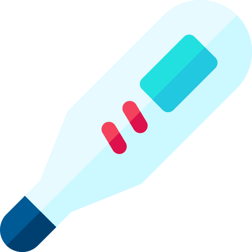 Thermometer high temperature thermometer high icon