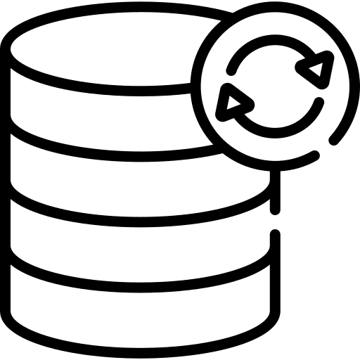 Backup database databases computer icon