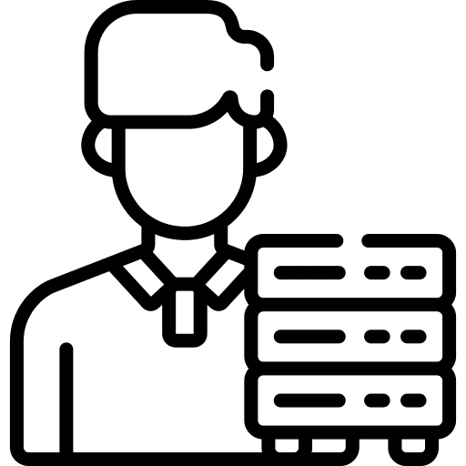 Client computer storage hosting icon