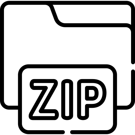 Zip zip folder file interface icon