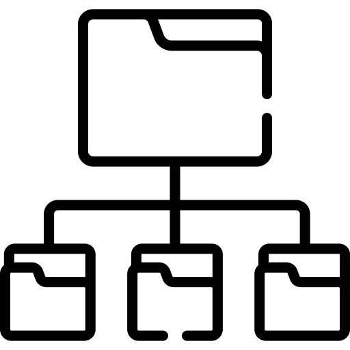 Folder organized order folders icon