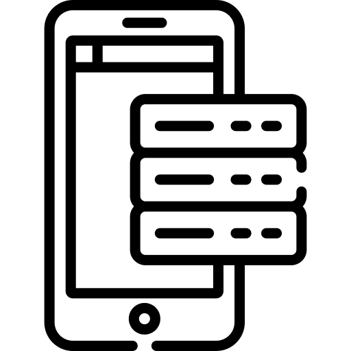 Server server services mobile phone icon