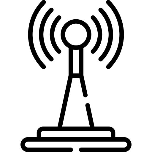 Wireless computer interface connection icon