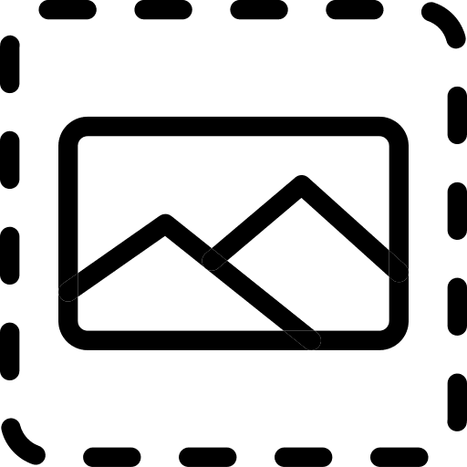 Image web screenshot download icon