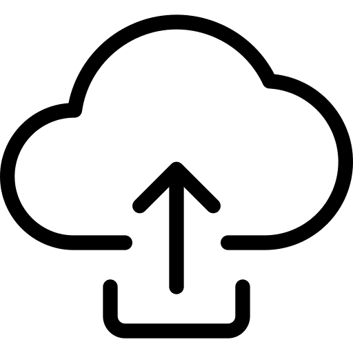 Storage interface storage cloud icon