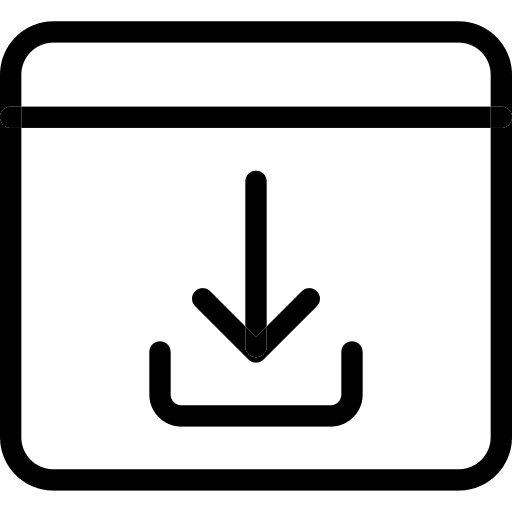 Download downloading direction arrow icon