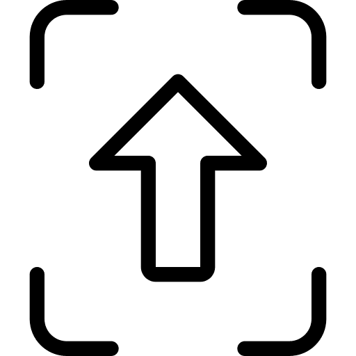 Upload button arrows control file upload icon