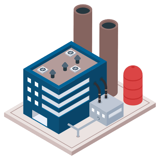 Oil refinery fuel energy oil refinery icon