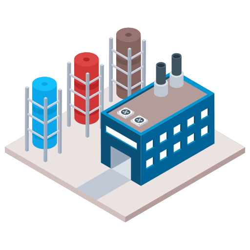 Oil refinery oil refinery fuel petroleum icon