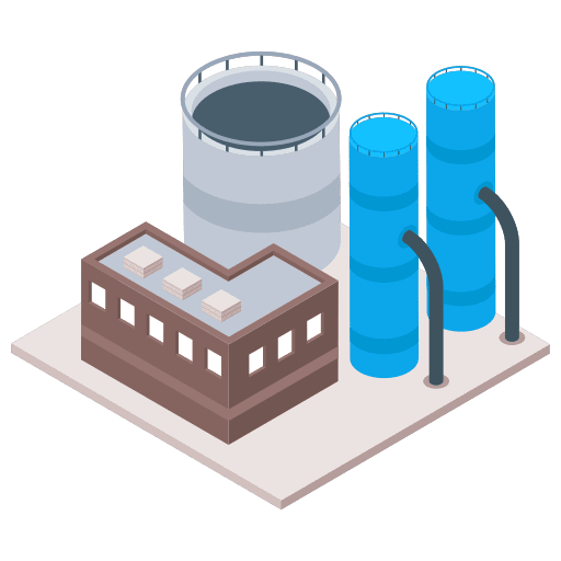 Oil refininery industry oil refininery fuel icon