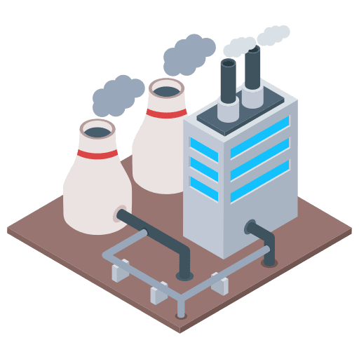 Oil refininery oil pump technology oilfield icon