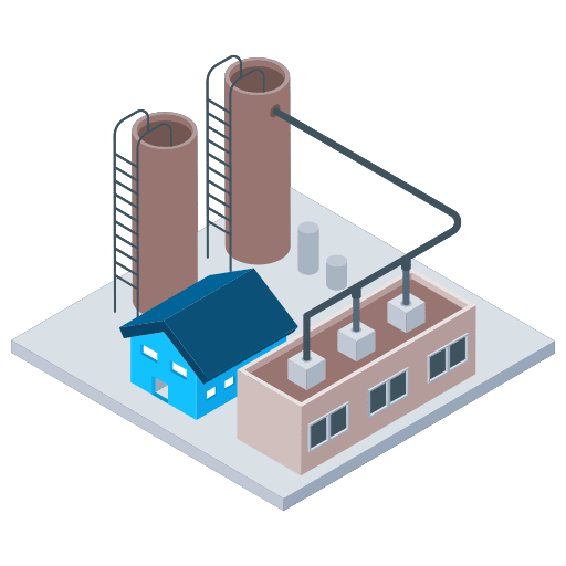 Oil refininery energy technology petroleum icon