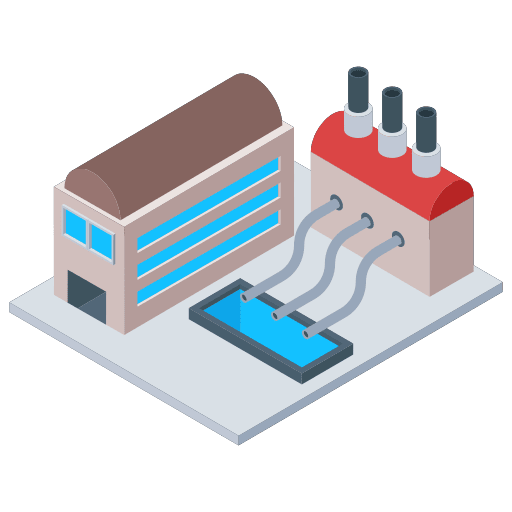 Power plant power plant industry industrial icon