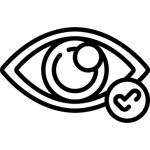 Eye test ophtalmologist healthcare and medical ophthalmology icon