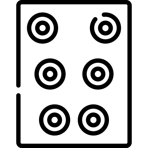 Divergence card ophthalmology medical eye test icon