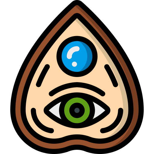 Ouija board ghosts medium spirits icon