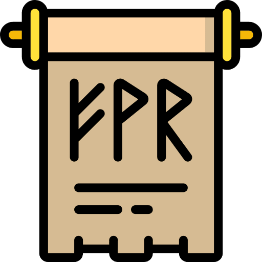 Scroll scroll halloween magic icon