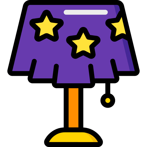 Lamp shade fortune stars icon