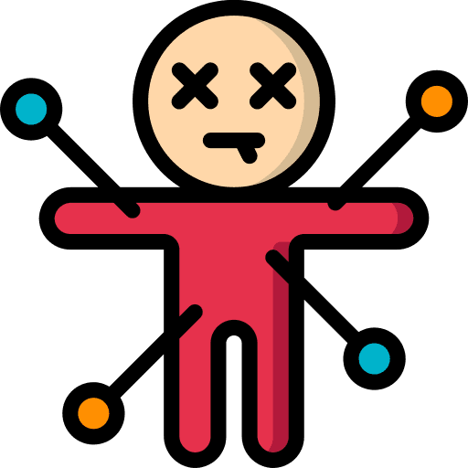 Voodoo doll doll scary dark magic icon