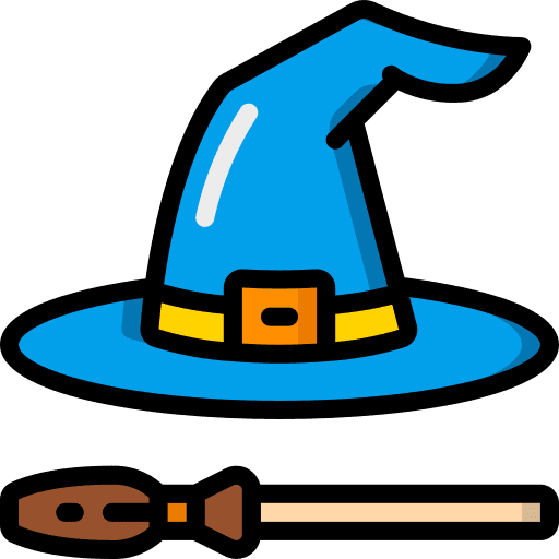 Hat magician witch hat cultures icon