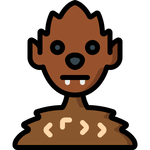 Wolf werewolf halloween scary icon