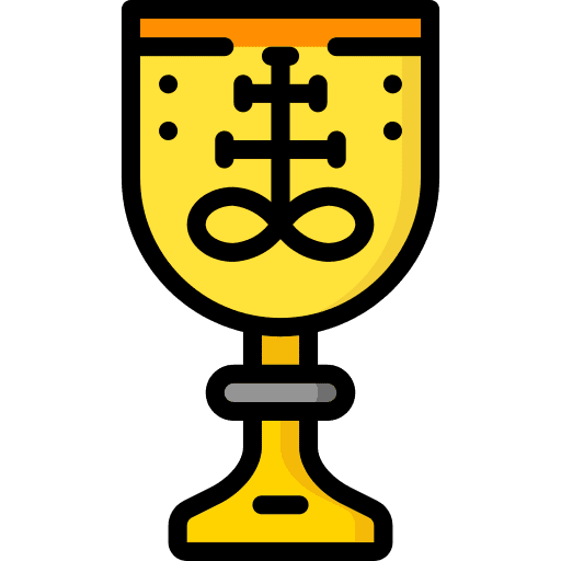 Chalice goblet religion halloween icon