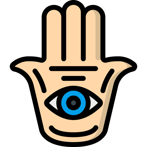 Hamsa cultures spiritual hamsa icon