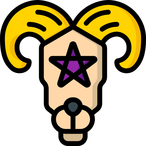 Ram sheep animal halloween icon