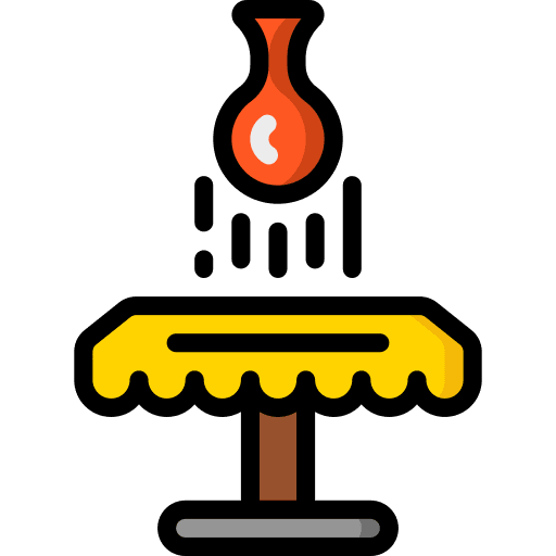 Vase pottery display vase icon