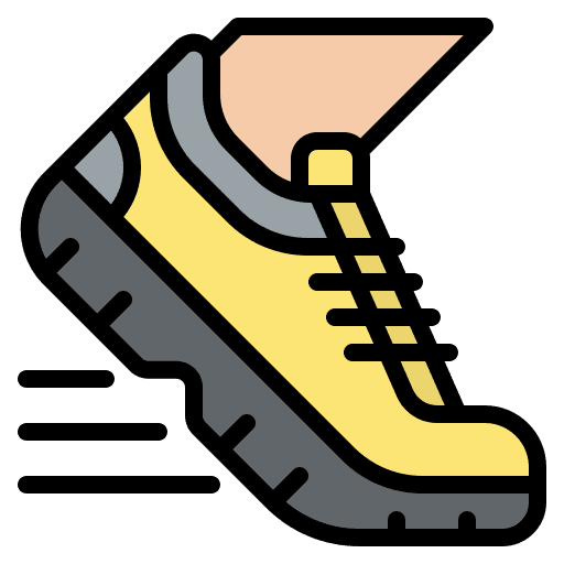 Running run shoe running icon