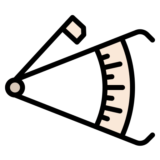 Caliper diet healthcare fitness icon