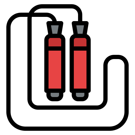 Jumping rope healthy jump rope rope icon