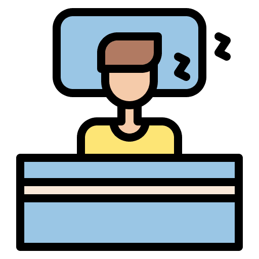 Sleep comfortable pillow diet icon