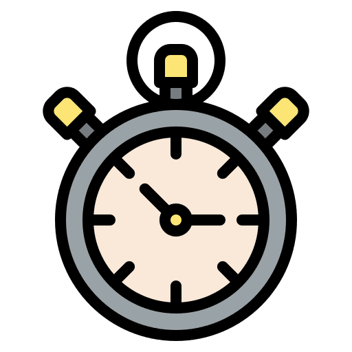 Stopwatch diet fast fitness icon