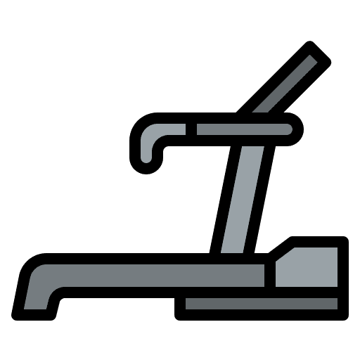 Treadmill train machine treadmill machine icon