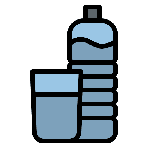 Water wellness drink fitness icon