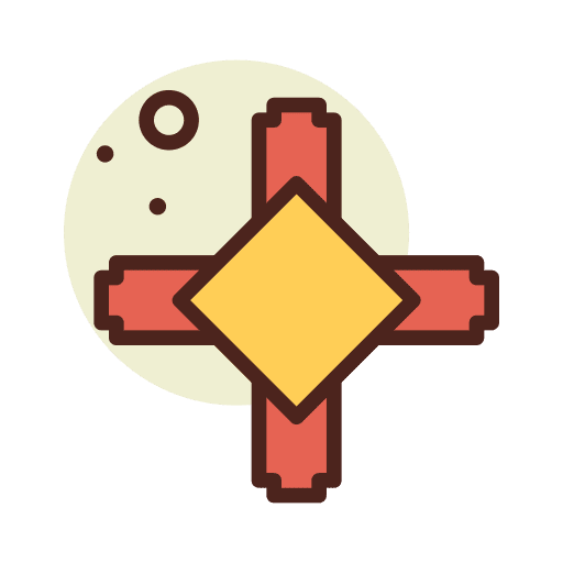 Cross cross shapes and symbols religion icon