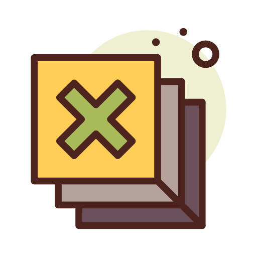 Delete delete letter cancel icon