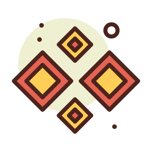 Diamonds shapes and symbols luxury rectangles icon