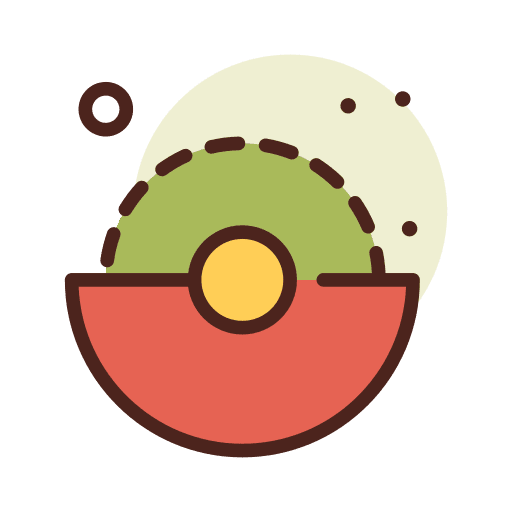 Disk symbols circles shape icon