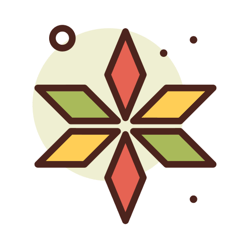 Flower flower shapes and symbols abstract icon