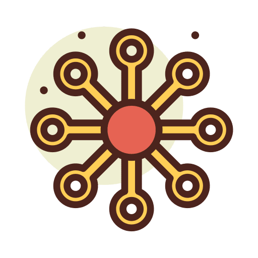 Flower shapes and symbols symbols shape icon