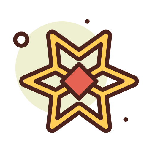 Star star decoration night icon