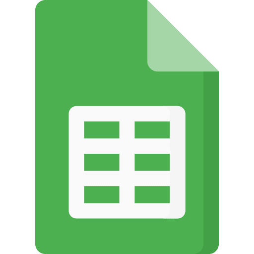 Google sheets google application brands and logotypes seo and web icon