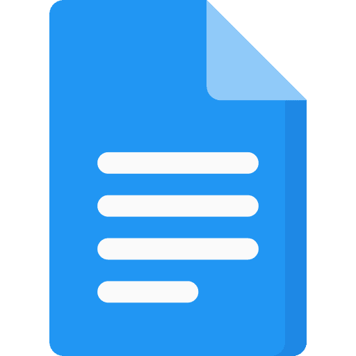 Google docs brands and logotypes archive file icon