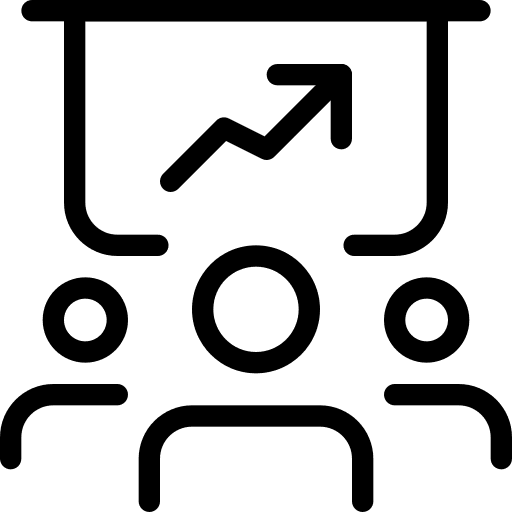 Business presentation diagram business presentation professions and jobs icon