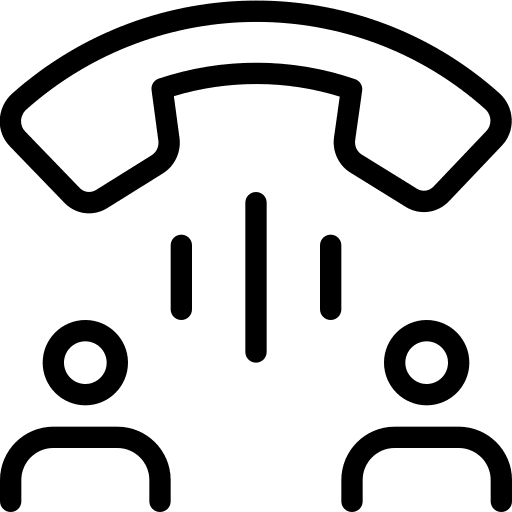 Customer service user call calling icon