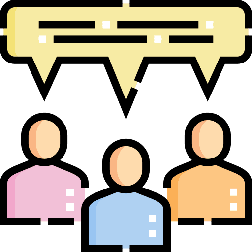 Conversation communication news social media icon