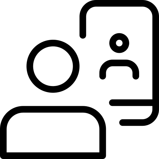 Video chat communications video calling chat icon